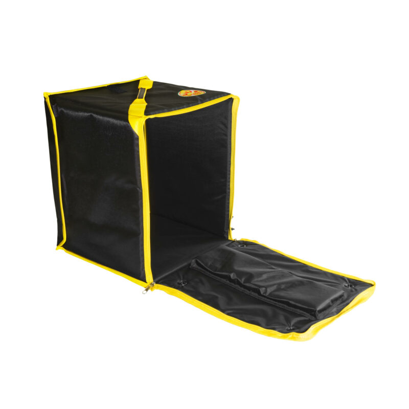 Thermal pizza carrier backpack, foldable, with magnet closure, size 35x35x38cm - Image 3