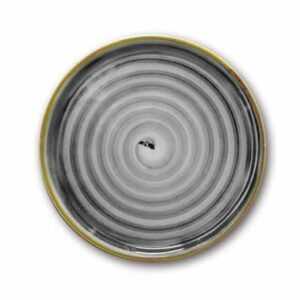 Piatto pizza Spirale nero, diametro 31 cm