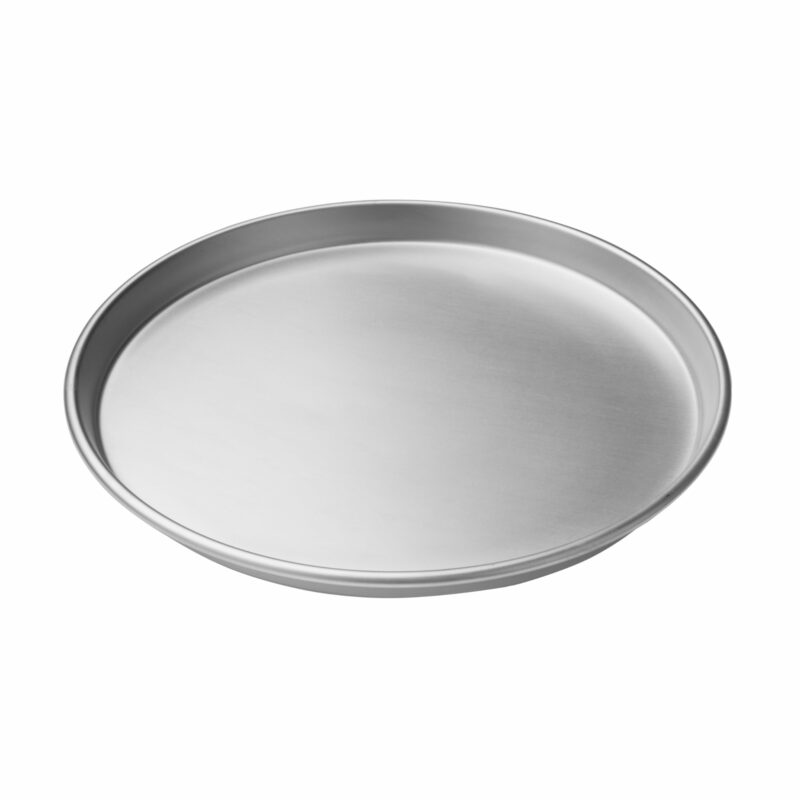Round aluminum baking pan, height 3cm