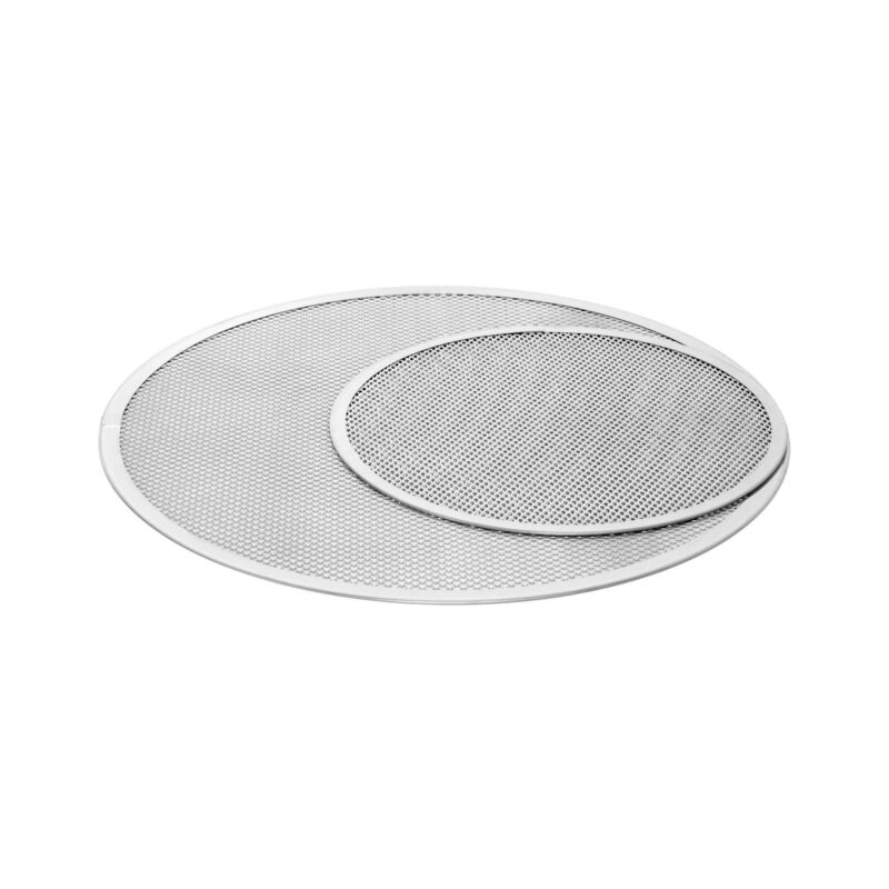 Round aluminum mesh with stainless edge