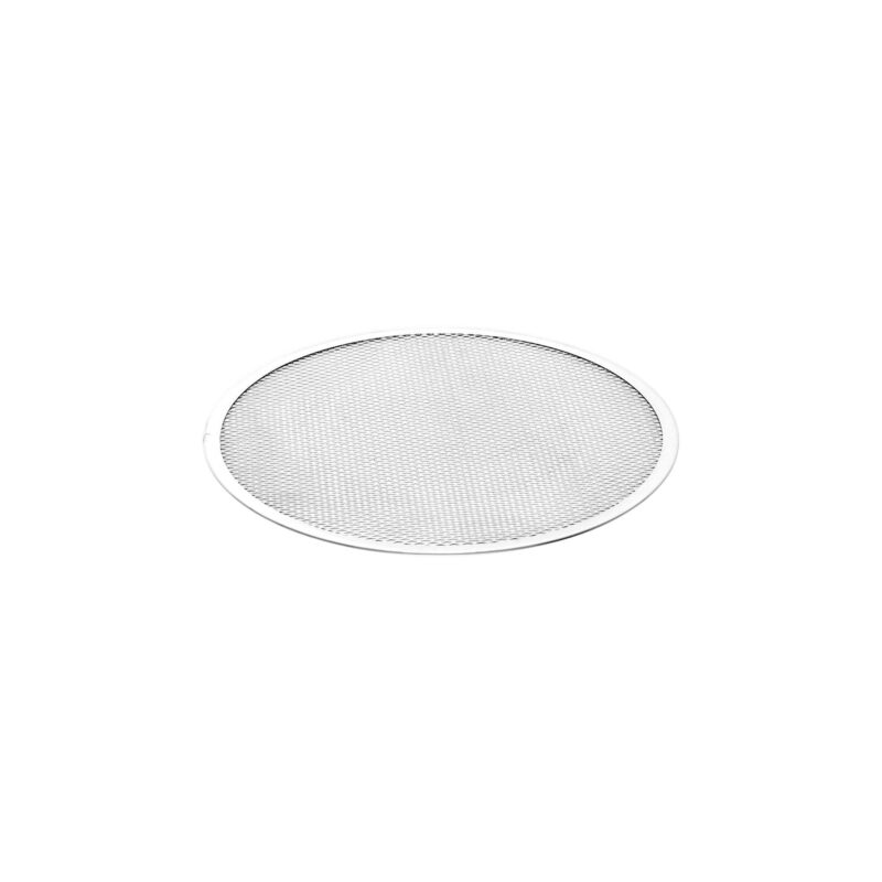 Retina rotonda in alluminio con bordo in inox - immagine 2