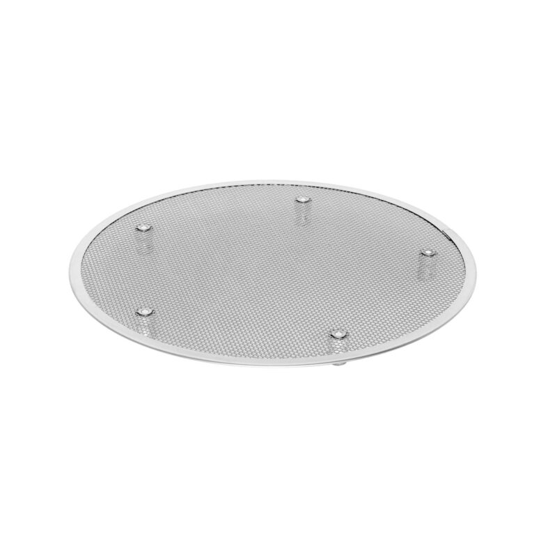 Round stainless steel net with aluminum feet 3cm high