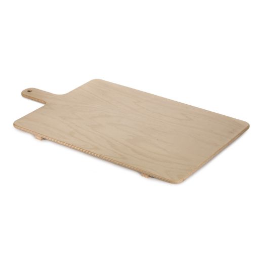 Tagliere per pizza al metro in faggio multistrato, misura 70x40cm con listelli