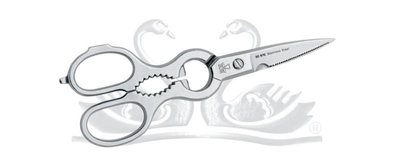 Forbice pesante da cucina in acciaio inox, lunghezza 21cm