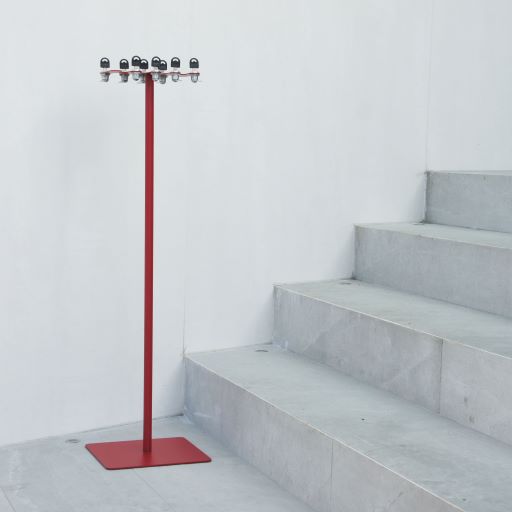 Portaombrelli Riuni con lucchetto 8 posti versione light