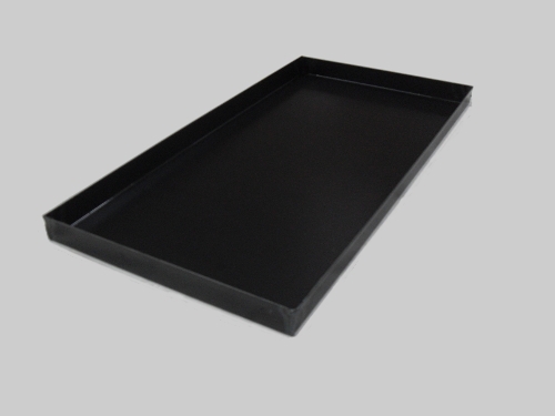 Teglia in ferro blu misura Gastronorm 1/1 dimensione 32,5x53x3cm bordi dritti - senza diagonale