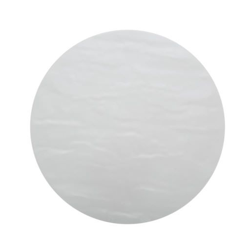 Piatto in melamina effetto ardesia, colore bianco, diametro 32cm