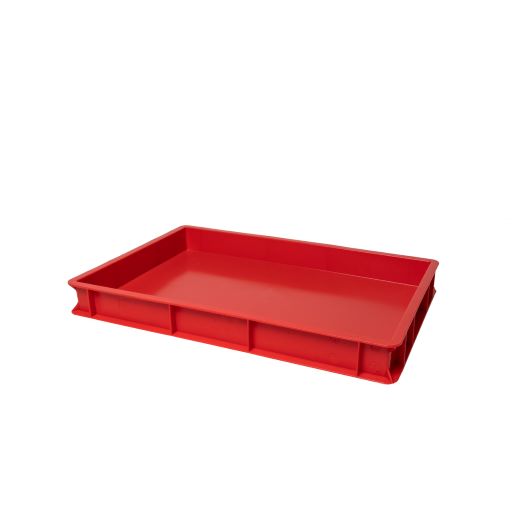 Cassetta porta-impasti piena, dimensione 60x40x10cm - colore rosso