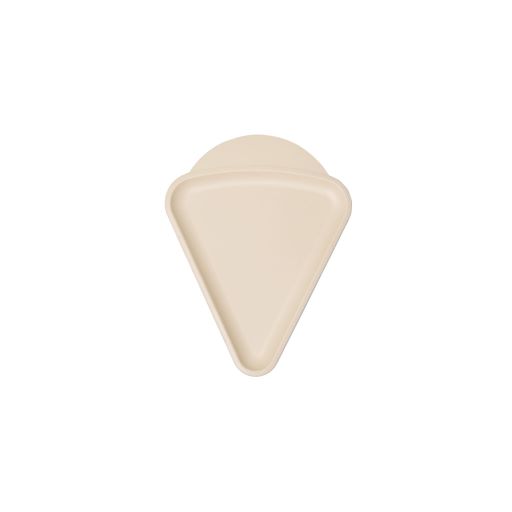 Vassoio triangolare in PP, misura 24x31cm COLORE AVORIO