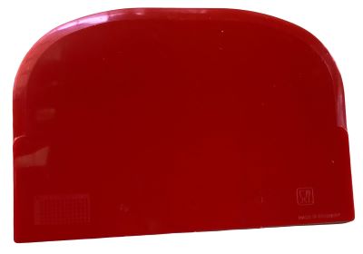 Raschietto piccolo in plastica, specifico per raccogliere le creme