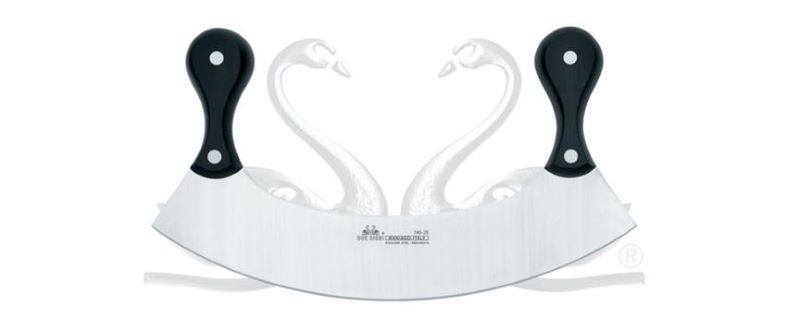 Mezzaluna professionale, lunghezza lama 25cm