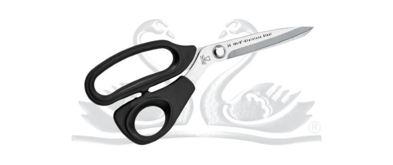 Forbice tagliapizza con lama lunga in acciaio inox, lunghezza totale 21,7 cm