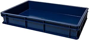 Cassetta porta-impasti piena, dimensione 60x40x7cm - colore blu cobalto