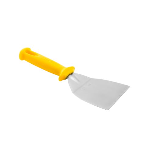 Spatola in acciaio inox piegata, larghezza 10cm