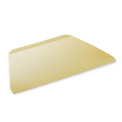 Raschietto grande in plastica, specifico per tagliare l'impasto, con impugnatura, colore beige