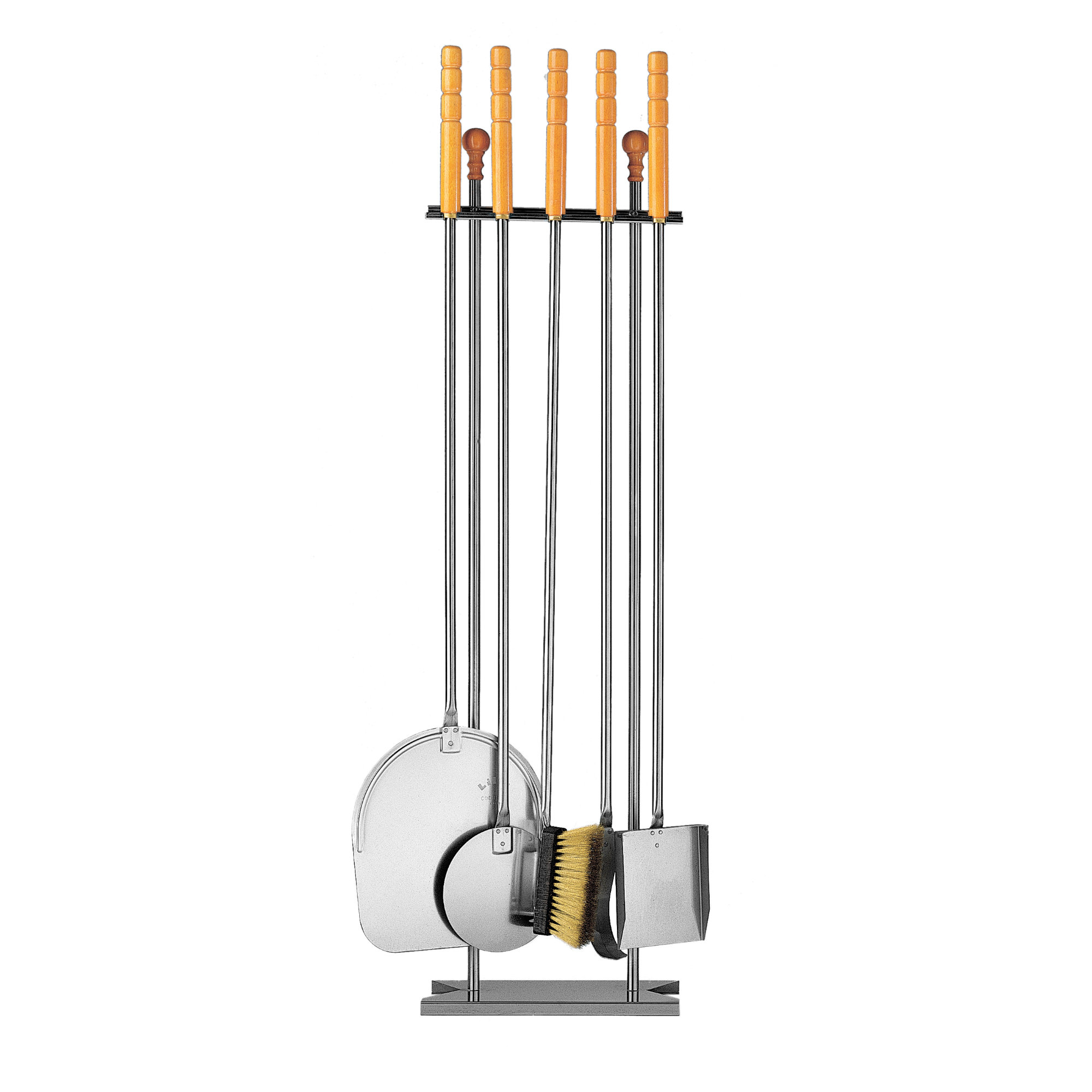 Servizio caminetto-forno-grill INOX , 5 attrezzi