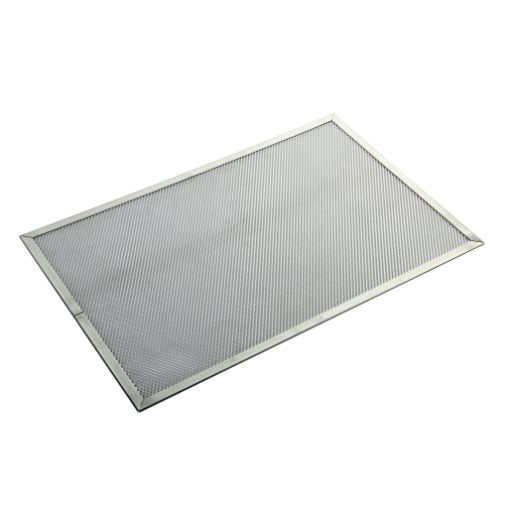 Retina rettangolare in acciaio inox, misura 40X30cm